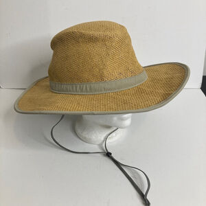 Outdoor Research Papyrus Brim Sun Hat Mens XL Walnut Brown Paper Straw Summer